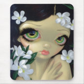 "Poisonous Beauties II: White Oleander" Mousepad Muismat (Voorkant)