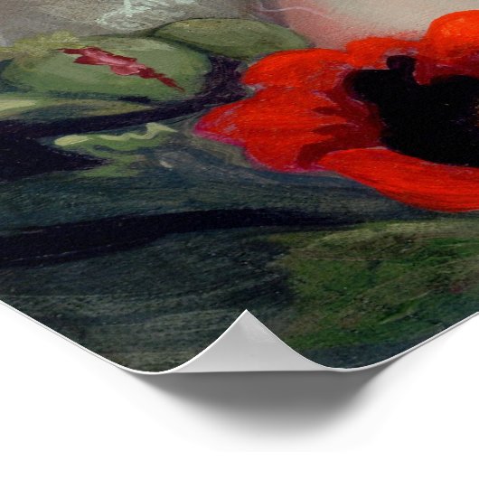 Poisonous Beauties III: Opium Poppy ART PRINT (Hoek)
