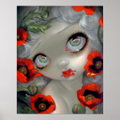 Poisonous Beauties III: Opium Poppy ART PRINT (Voorkant)