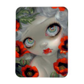 "Poisonous Beauties III: Opium Poppy" Flex Magnet Magneet (Verticaal)