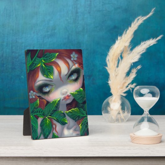 "Poisonous Beauties IV: Poison Ivy" Plaque Fotoplaat (Zijkant)