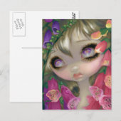 "Poisonous Beauties IX:  Briefkaart van oxhandscho (Voorkant / Achterkant)