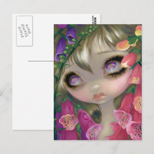 "Poisonous Beauties IX:  Briefkaart van oxhandscho (Voorkant / Achterkant)