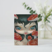 "Poisonous Beauties VI: Fly Agaric" Briefkaart (Staand voorkant)