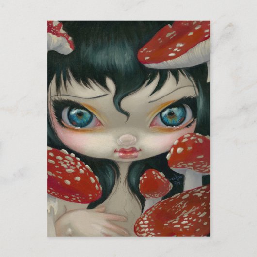 "Poisonous Beauties VI: Fly Agaric" Briefkaart (Voorkant)