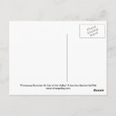 Poisonous Beauties XI: Lily van het Valley Briefka Briefkaart (Achterkant)