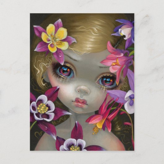 "Poisonous Beauties XIII: Briefkaart van Columbine (Voorkant)