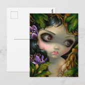 "Poisonous Beauties XIV: Mandrake Root" Briefkaart (Voorkant / Achterkant)