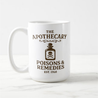 Poisons & Remedies Coffee Mug – Apothecary-Style Koffiemok