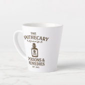 Poisons & Remedies Latte Mug – Apothecary-Style Latte Mok (Linkerhoek)