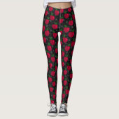 Poisonus appels en spinwebben leggings (Voorkant)