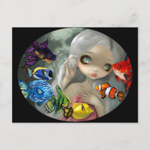 "Poissons Volants: Briefkaart "Arc-en-Ciel"