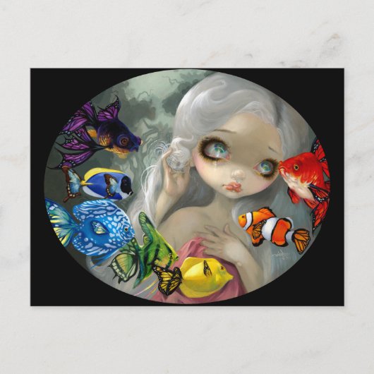 "Poissons Volants: Briefkaart "Arc-en-Ciel" (Voorkant)