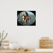 Poissons Volants: Étude I ART PRINT surreal fish (Keuken)