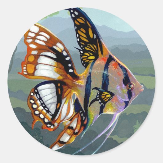 "Poissons Volants: Étude I" Sticker (Voorkant)