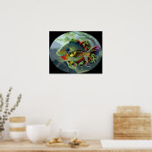 Poissons Volants: Etude II ART PRINT flight fish (Keuken)