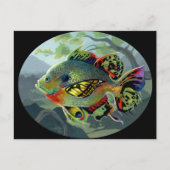 "Poissons Volants : Étude II" Briefkaart (Voorkant)