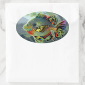 "Poissons Volants: Étude II" Sticker (Tas)