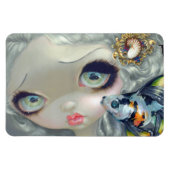 "Poissons Volants: La Coiffure" Flex Magnet Magneet (Horizontaal)