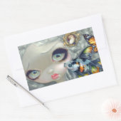 "Poissons Volants: La Coiffure" Sticker (Envelop)