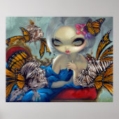 Poissons Volants: Le Poisson-Lion ART PRINT rococo (Voorkant)