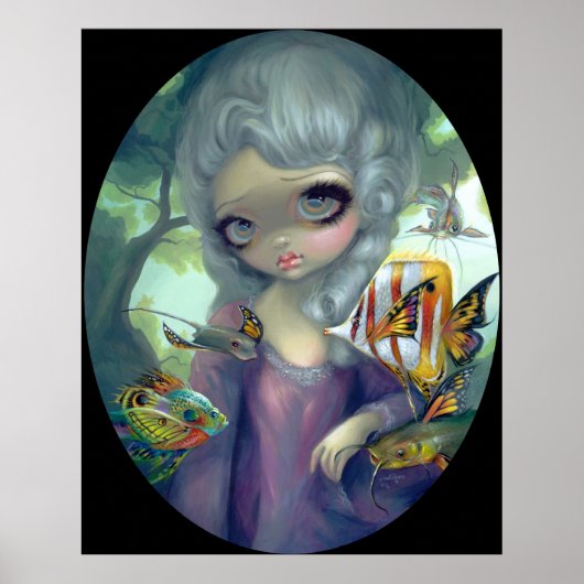 Poissons Volants Le Portrait ART PRINT rococo (Voorkant)