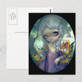 "Poissons Volants: Le Portrait" Briefkaart (Voorkant / Achterkant)