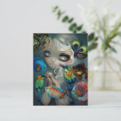 "Poissons Volants:  Les Oiseaux" Briefkaart (Staand voorkant)