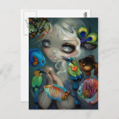 "Poissons Volants:  Les Oiseaux" Briefkaart (Voorkant / Achterkant)