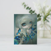 "Poissons Volants:  Les Poissons Bleus" Briefkaart (Staand voorkant)