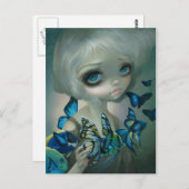 "Poissons Volants:  Les Poissons Bleus" Briefkaart (Voorkant / Achterkant)