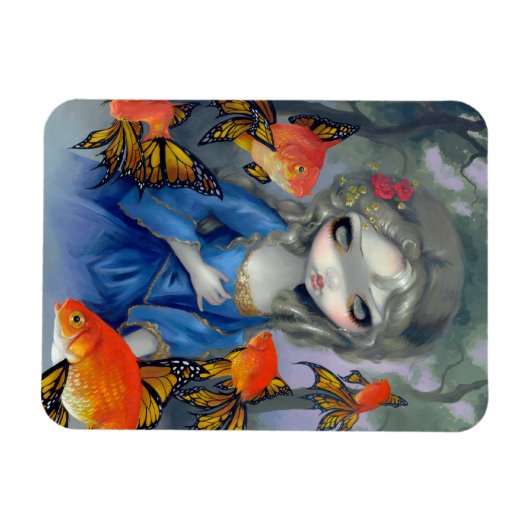 Poissons Volants: Les Poissons Rouges Flex Magnet Magneet (Horizontaal)