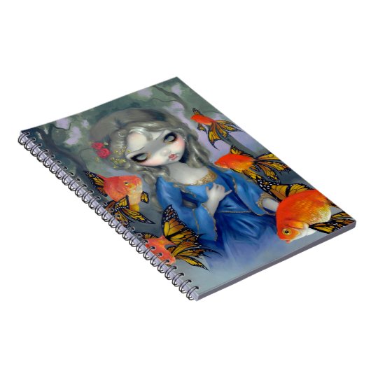 "Poissons Volants: Les Poissons Rouges"-laptop Notitieboek (Rechterzijde)