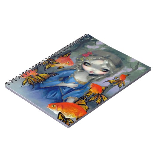 "Poissons Volants: Les Poissons Rouges"-laptop Notitieboek (Linkerzijde)