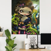 Poissons Volants: L'Hippocampe ART PRINT Seahorse (Thuiskantoor)