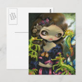 "Poissons Volants: L'Hippocampe'-Briefkaart Briefkaart (Voorkant / Achterkant)