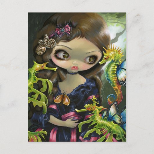 "Poissons Volants: L'Hippocampe'-Briefkaart Briefkaart (Voorkant)