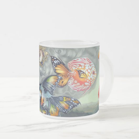 "Poissons Volants: Mok La Coiffure (Voorkant rechts)