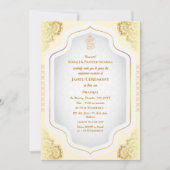 Poite Janeu Upanayanam Hindoe Heilige Draad Blauw  Kaart (Voorkant)