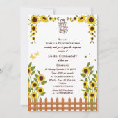 Poite Janeu Upanayanam Hindoe Heilige Draad Blauw Kaart (Voorkant)