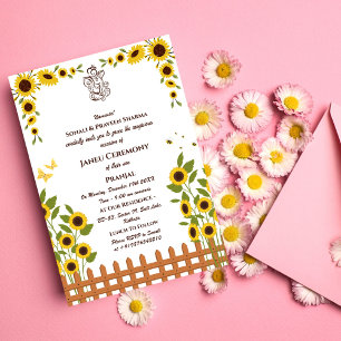 Poite Janeu Upanayanam Hindoe Heilige Draad Blauw  Kaart