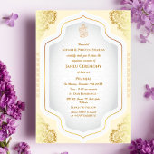 Poite Janeu Upanayanam Hindoe Heilige Draad Blauw  Kaart