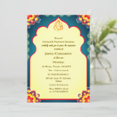 Poite Janeu Upanayanam Hindoe Heilige Draad Blauw  Kaart (Staand voorkant)