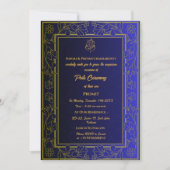 Poite Janeu Upanayanam Hindoe Heilige Draad Bloeme Kaart (Voorkant)