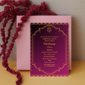 Poite Janeu Upanayanam Hindoe Heilige Draad Bloeme Kaart