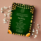 Poite Janeu Upanayanam Hindoe Heilige Draad Bloeme Kaart