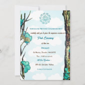 Poite Janeu Upanayanam Hindoeïstische draad Vlinde Kaart (Voorkant)