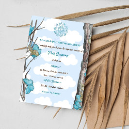 Poite Janeu Upanayanam Hindoeïstische draad Vlinde Kaart