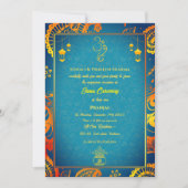 Poite Janeu Upanayanam Hindu Heilige Draad Blauwgr Kaart (Voorkant)