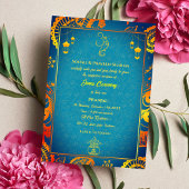 Poite Janeu Upanayanam Hindu Heilige Draad Blauwgr Kaart